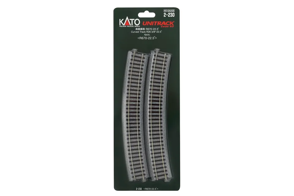 hobbytrain-gleise-gleis-gebogen-r670mm-22-5-4-stk image 1