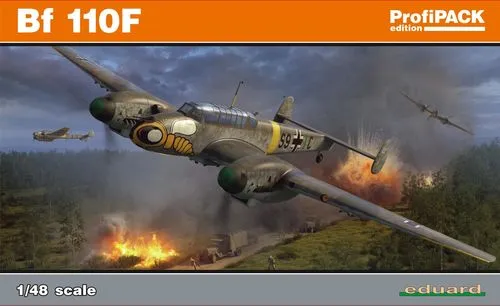 eduard-8207-1-48-bf-110f-profipack-flugzeug-bausatz image 1
