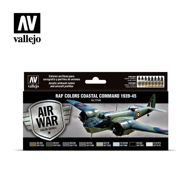 vallejo-71-148-air-war-raf-coastal-command-1939-45-farbset-8x17ml image 1