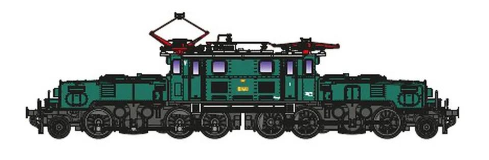 hobbytrain-elektrolok-rh-1100-bb-e-lok-gr-n-sound-museumslok image 1