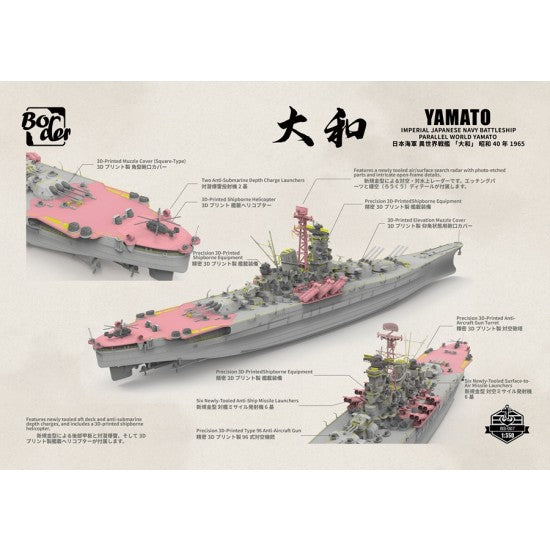 border-model-bs007-1-350-yamato-schlachtschiff-bausatz image 3