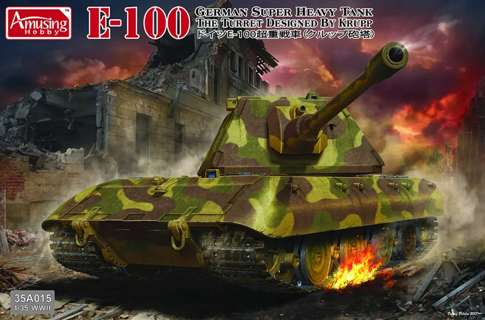 amusing-hobby-35a015-e-100-krupp-turm-bausatz-1-35-panzer image 1