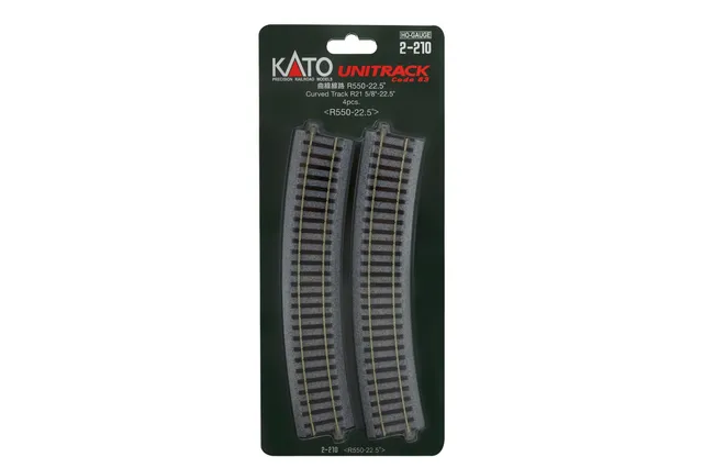 hobbytrain-gleise-gleis-gebogen-r550mm-22-5-4-stk-spur-n image 1