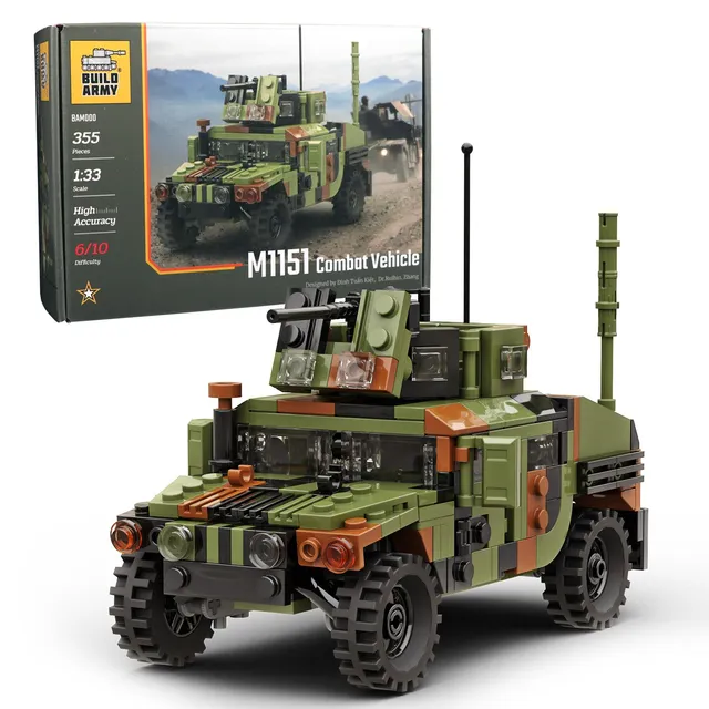 build-army-bam000-humvee-m1151-truck-405-teile image 1