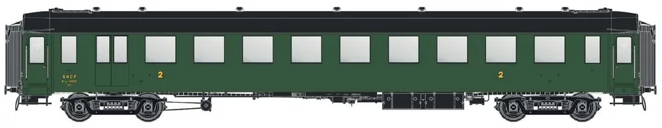 hobbytrain-personenwagen-ocem-b10myfi-2-kl-sncf-ep-iiic image 1