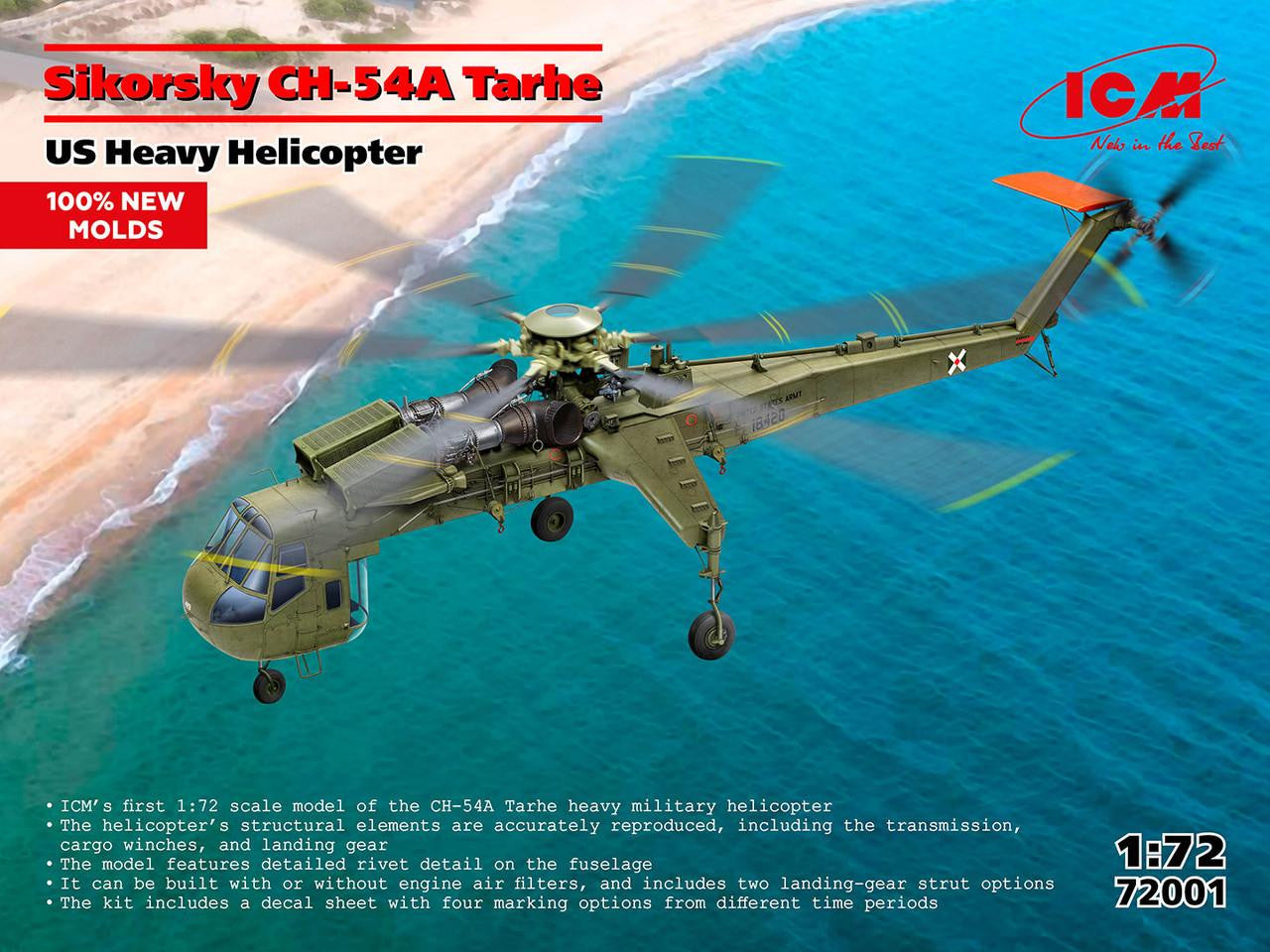 icm-72001-sikorsky-ch-54a-tarhe-hubschrauber-bausatz-1-72 image 1