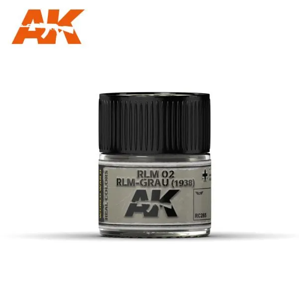 ak-interactive-real-colors-rlm-02-rlm-grau-rc265-10ml image 1
