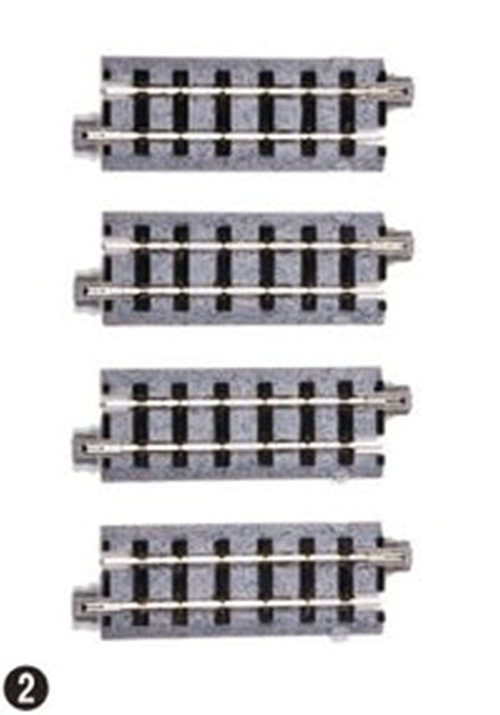 hobbytrain-schmalspurgleis-gleis-gerade-62mm-h0e-4stk image 1