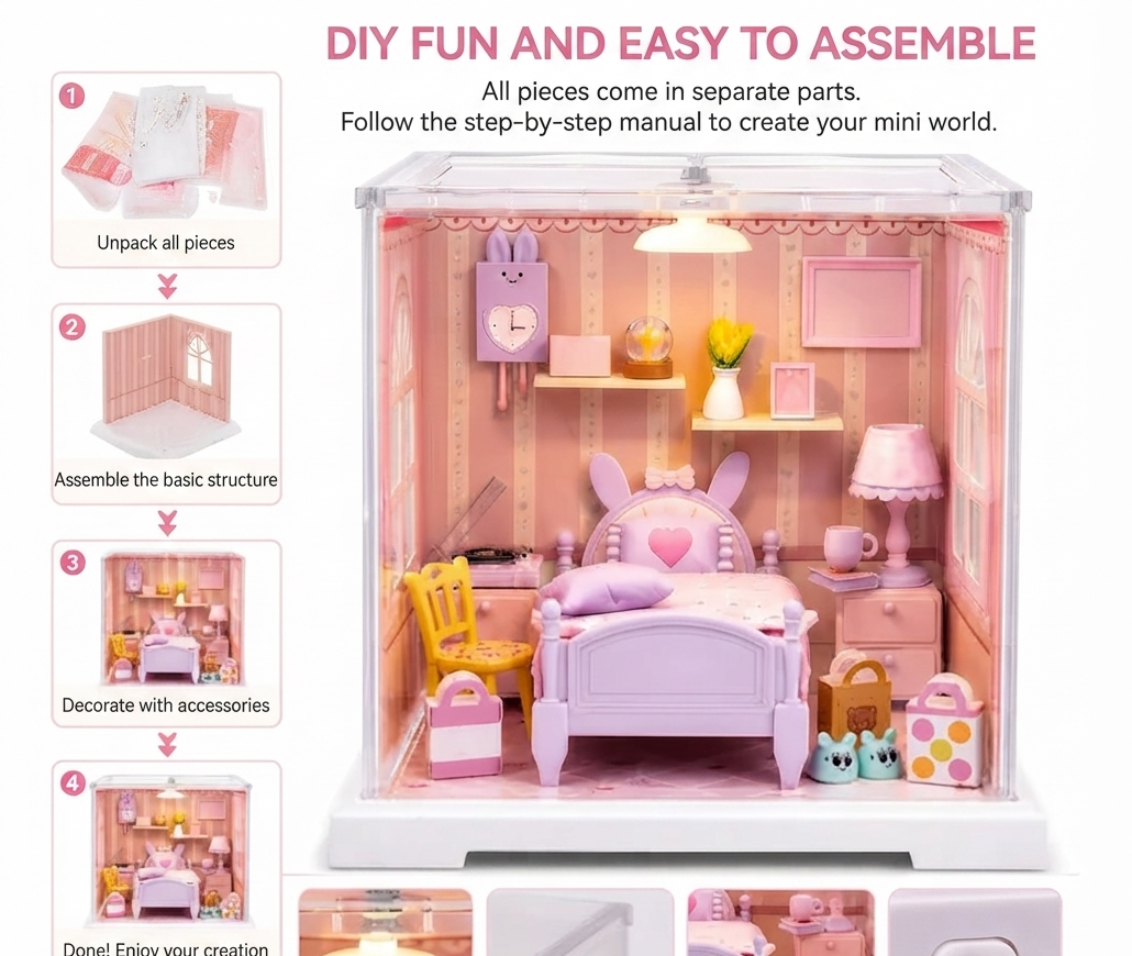 aierbaoli-abl-asd906-warm-little-schlafzimmer-miniaturhaus-diy image 2