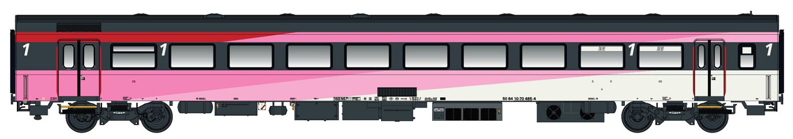 hobbytrain-icrm-personenwagen-ns-1-kl-ep-vi-wg-22 image 1