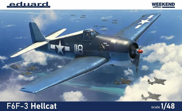 eduard-84194-f6f-3-hellcat-flugzeugbausatz-1-48-weekend image 1