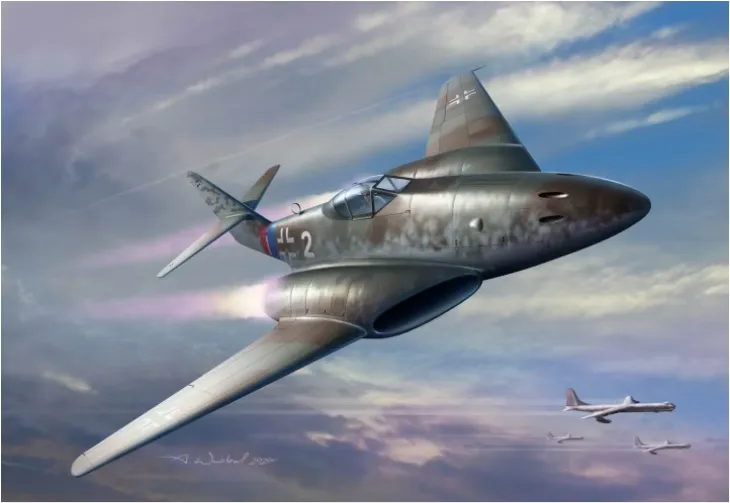 amusing-hobby-48a003-me-262-hgiii-flugzeugmodell-1-48 image 1