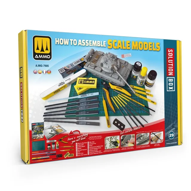 ammo-7905-solution-box-29-beginners-modellbau-set-buch image 1