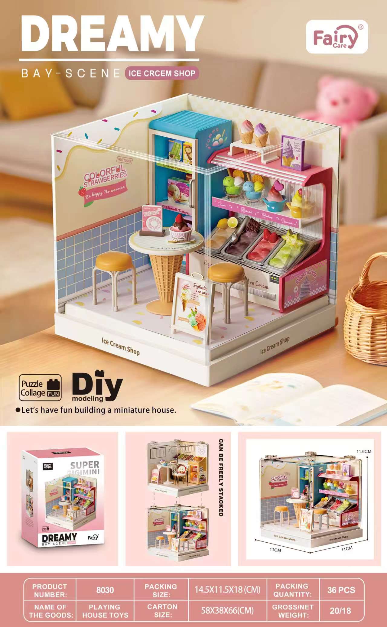 fairy-care-dreamy-bay-fc-dbs8030-eisladen-miniaturhaus-diy image 1