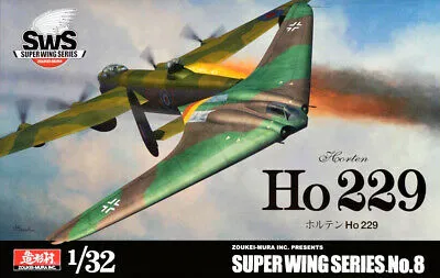 zoukei-mura-ho-229-sws-08-flugzeugmodell-1-32-nurfl-gler image 1