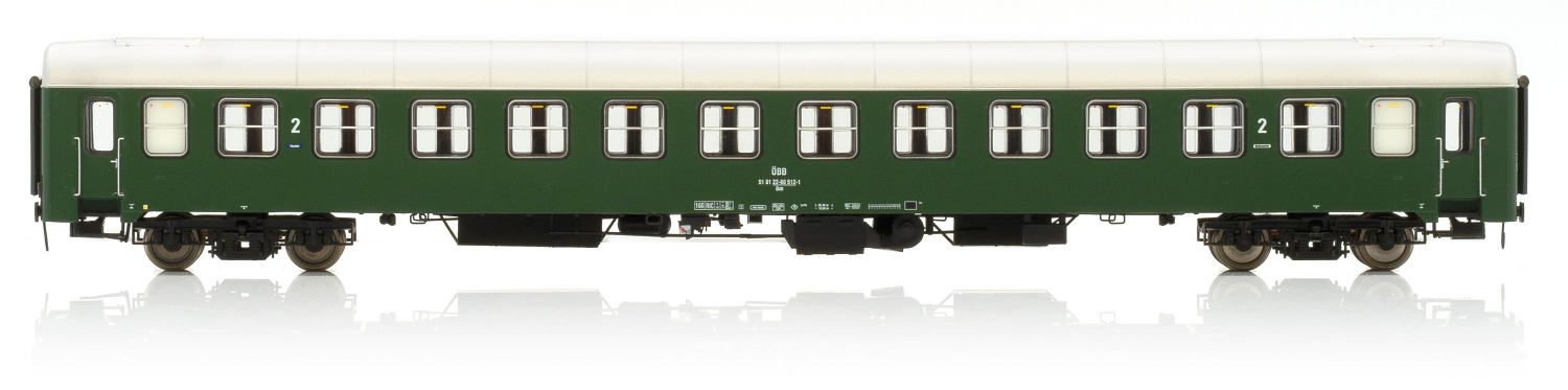 hobbytrain-personenwagen-uic-x-2-kl-bb-ep-iii-gr-n image 1