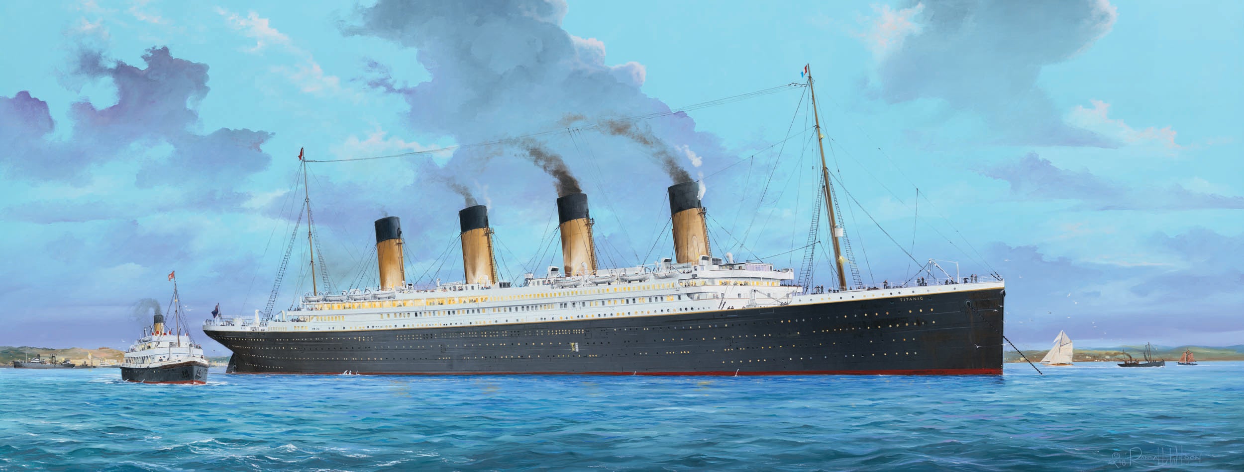 trumpeter-03719-rms-titanic-schiffsmodell-1-200-mit-led image 1