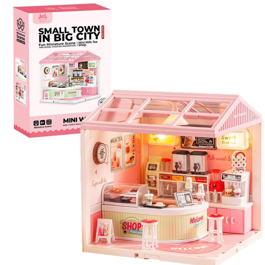 jiaerle-toys-mini-world-jel-0411-milk-tea-shop-miniaturhaus image 2