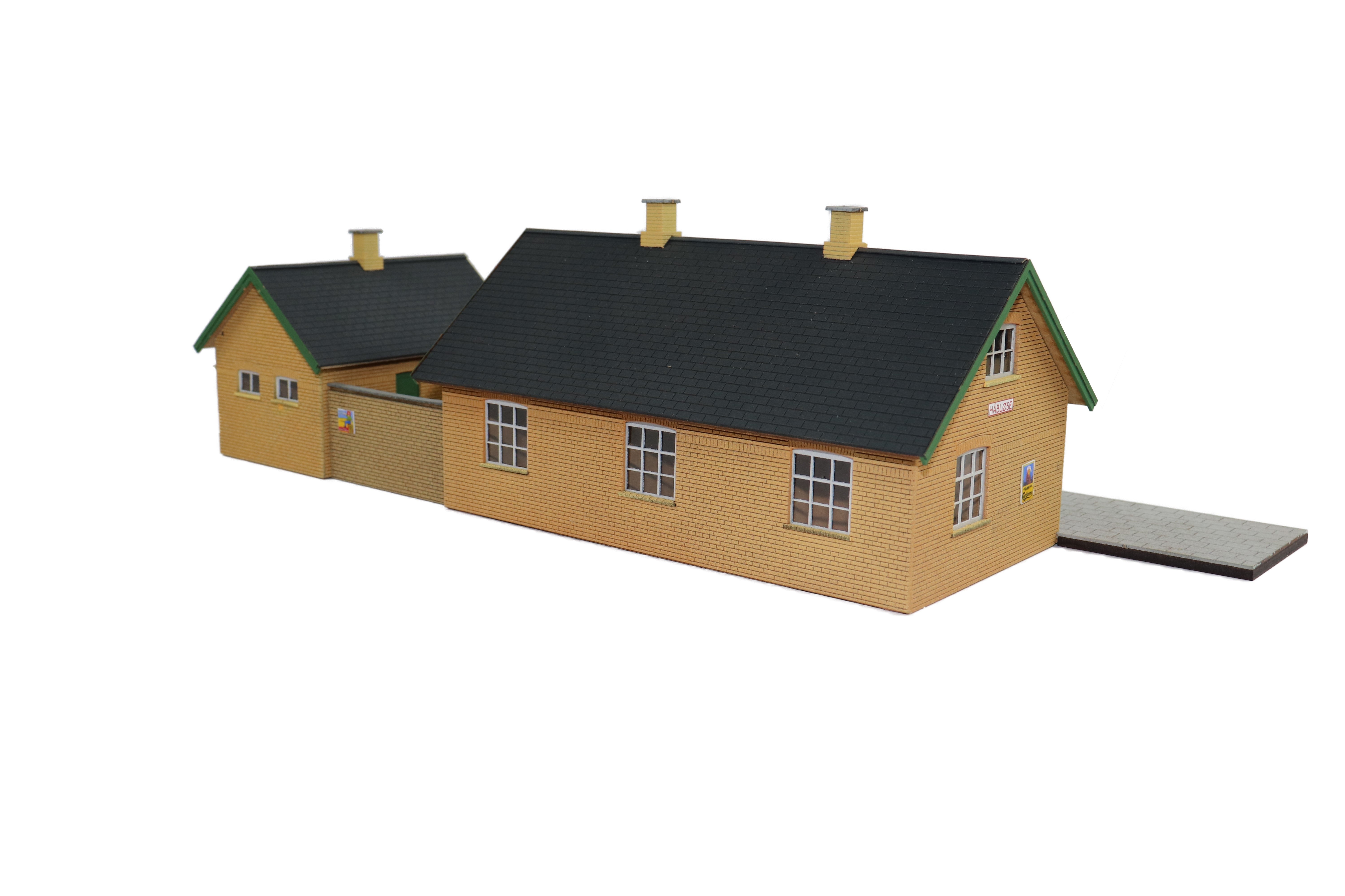hobbytrade-ved-banen-ht-87363-landstation-bausatz-gelb-h0 image 2