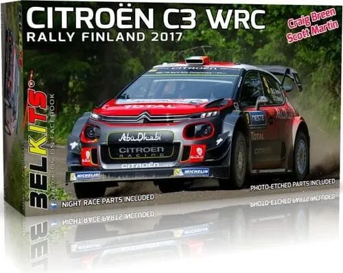 belkits-citroen-c3-wrc-finnland-2017-auto-bausatz-1-24-018 image 1