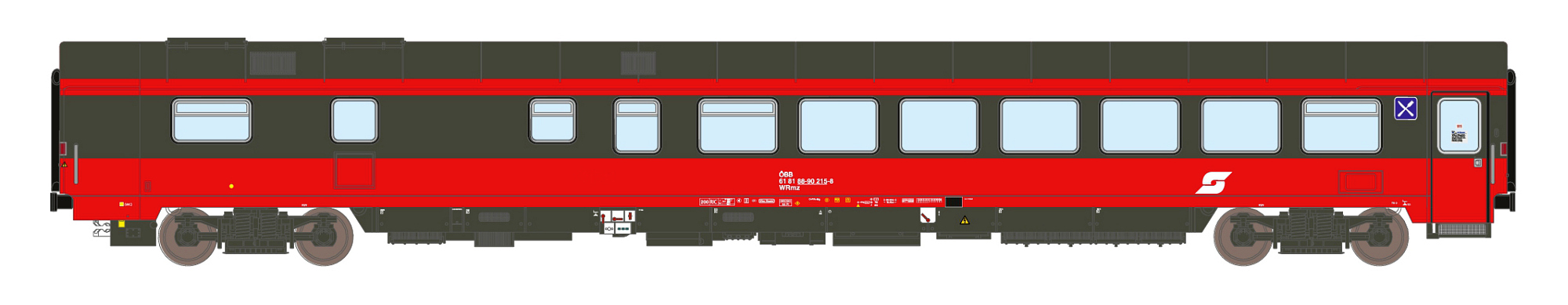 hobbytrain-personenwagen-speisewagen-wrmz-bb-ep-v-ec64-n image 1
