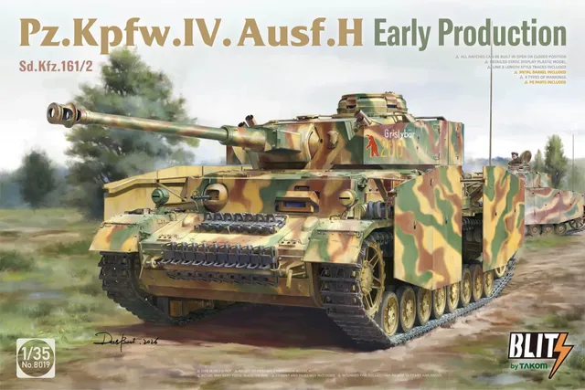 takom-8019-panzer-iv-ausf-h-early-1-35-bausatz-blitz image 1