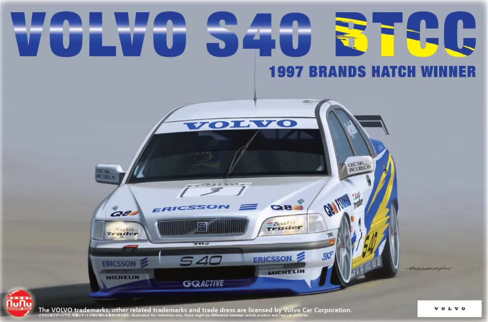 nunu-24034-volvo-s40-btcc-winner-1997-auto-bausatz-1-24 image 1