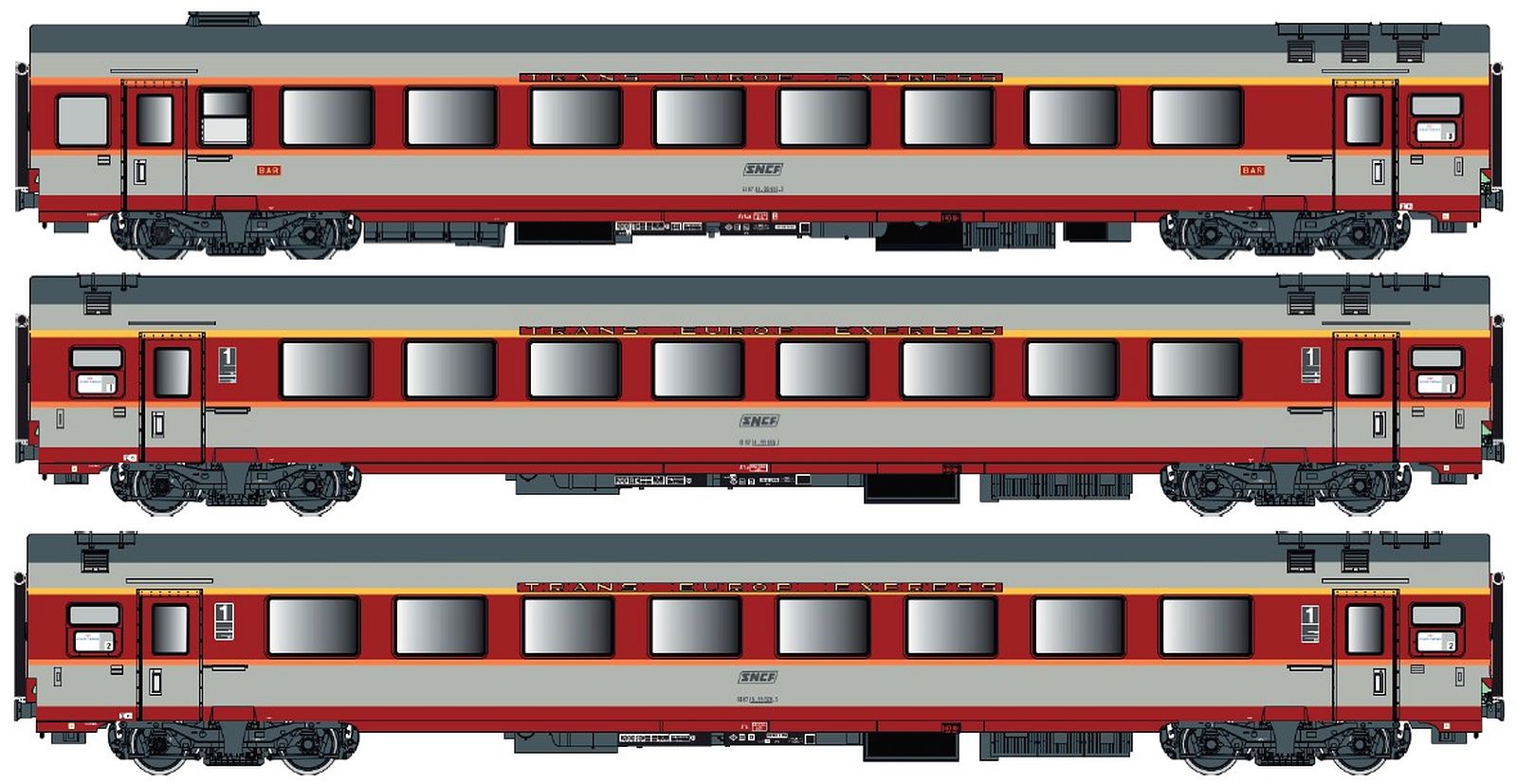 hobbytrain-gc-personenwagen-3er-set-sncf-jules-verne-b-ac image 1
