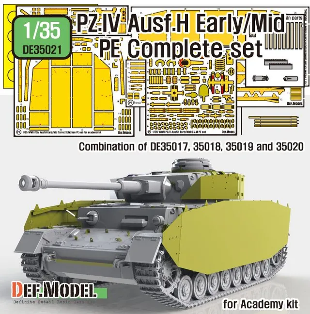 def-model-de35021-pz-iv-ausf-h-1-35-foto-tzteile-set image 1