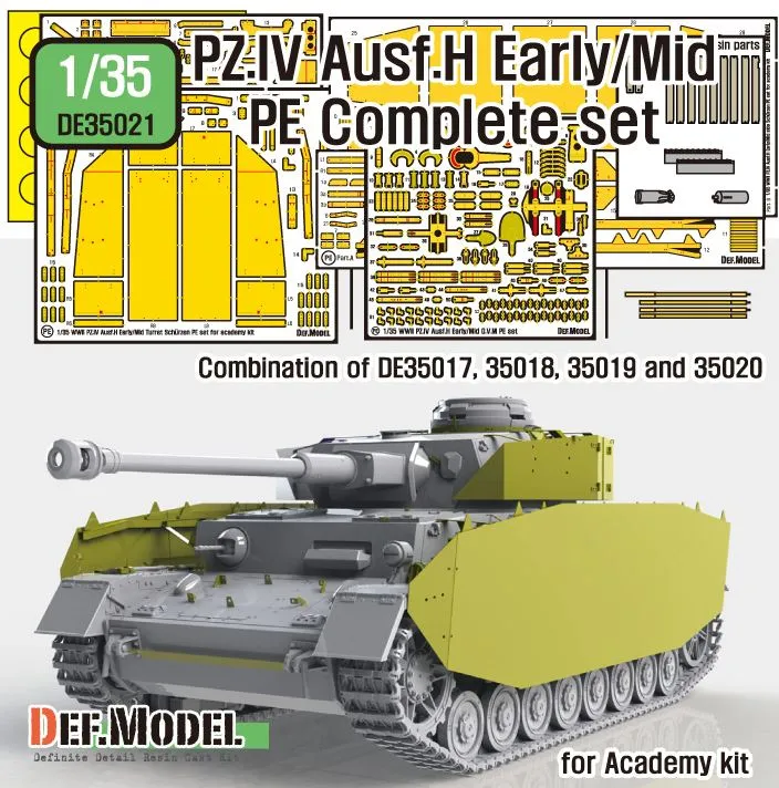 def-model-de35021-pz-iv-ausf-h-1-35-foto-tzteile-set image 1