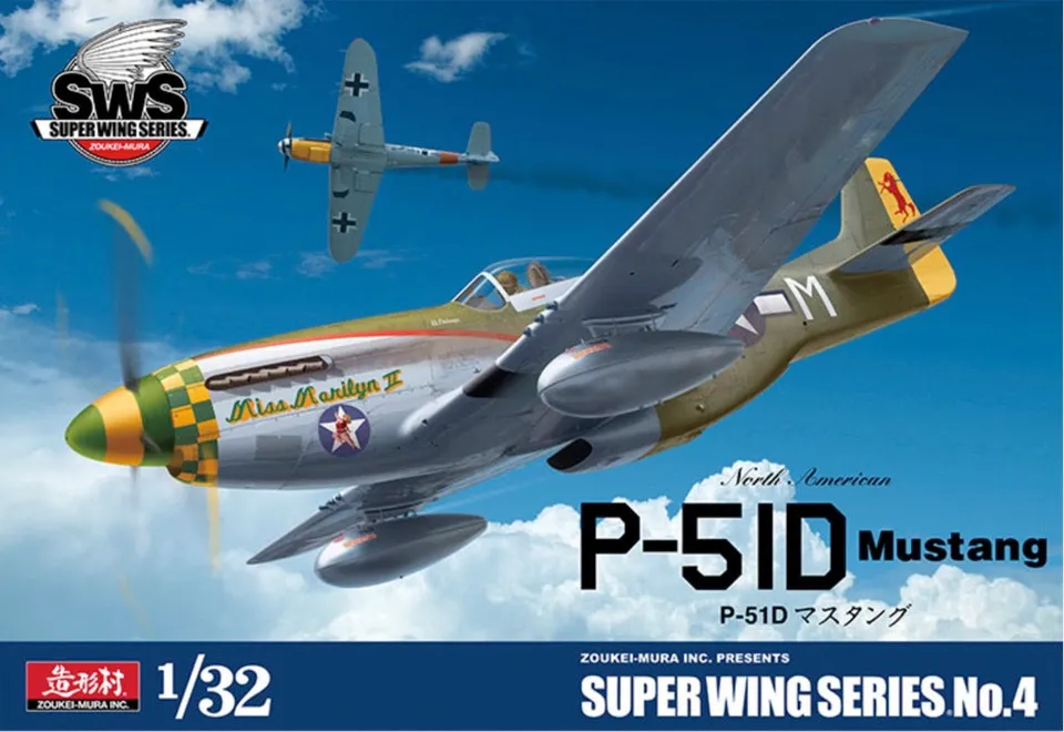 zoukei-mura-sws-3204-p-51d-mustang-modell-1-32-ww2 image 1