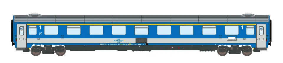 hobbytrain-personenwagen-amz-19-91-1-kl-mav-ep-v-wagen image 1