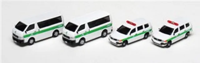hobbytrain-toyota-hiace-long-modellauto-4er-set-jr-east image 1