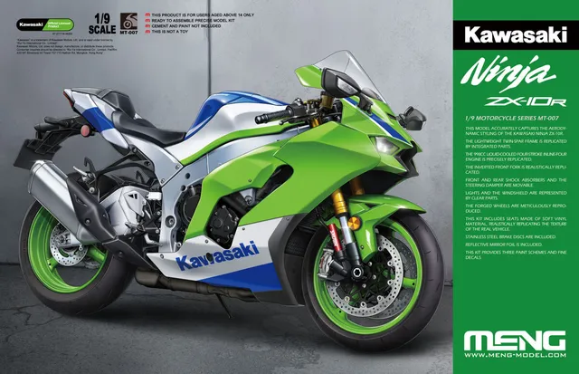 meng-mt007-kawasaki-ninja-zx-10r-motorradbausatz-1-9 image 1