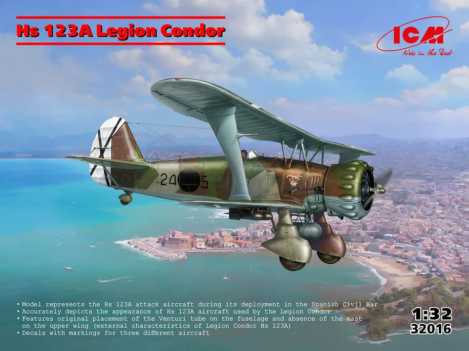 icm-32016-hs-123a-legion-condor-flugzeugbausatz-1-32 image 1