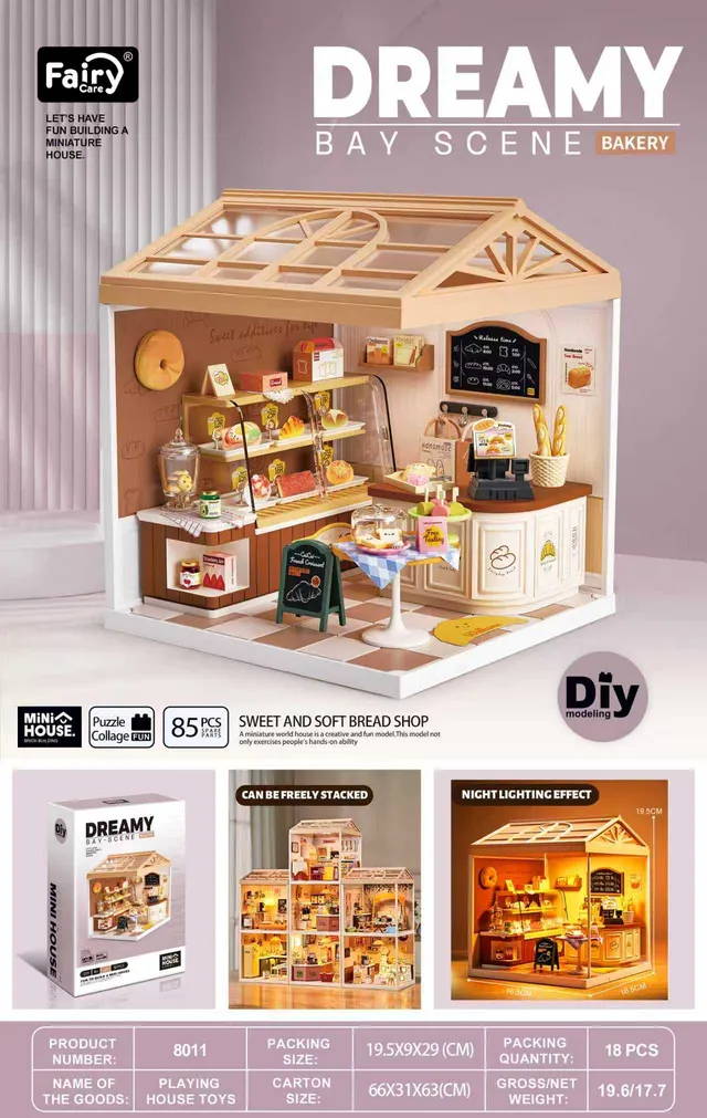 fairy-care-fc-dbs8011-dreamy-bay-bakery-miniaturhaus-82-tlg image 1
