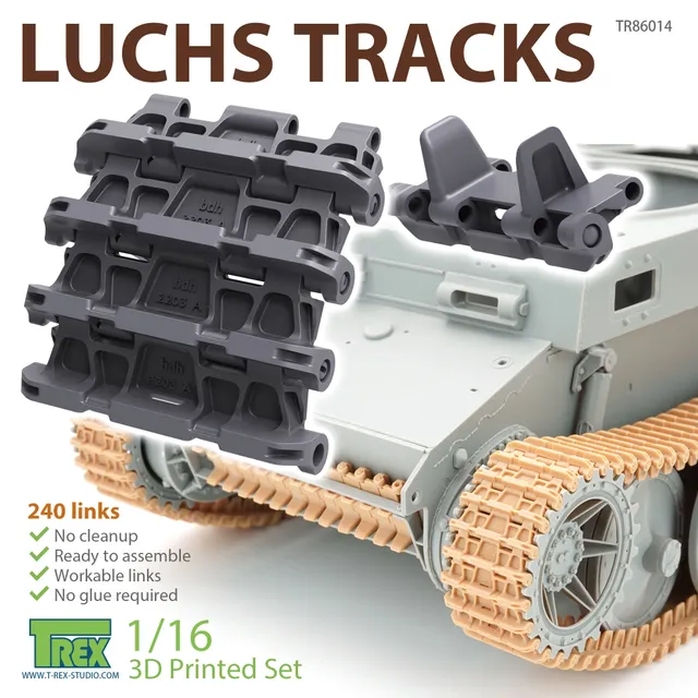 t-rex-86014-luchs-tracks-kette-1-16-3d-druck-ww2 image 1