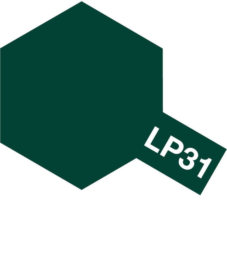 tamiya-lp-31-dark-green-2-ijn-82131-lackfarbe-10-ml image 1