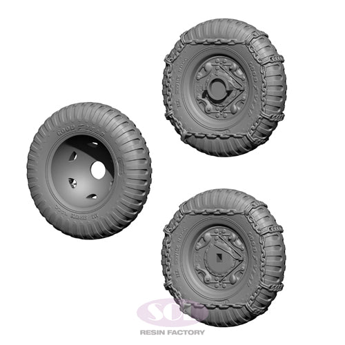 sol-resin-factory-mm718-m8-combat-wheel-resinreifen-1-16-mit-kette image 2