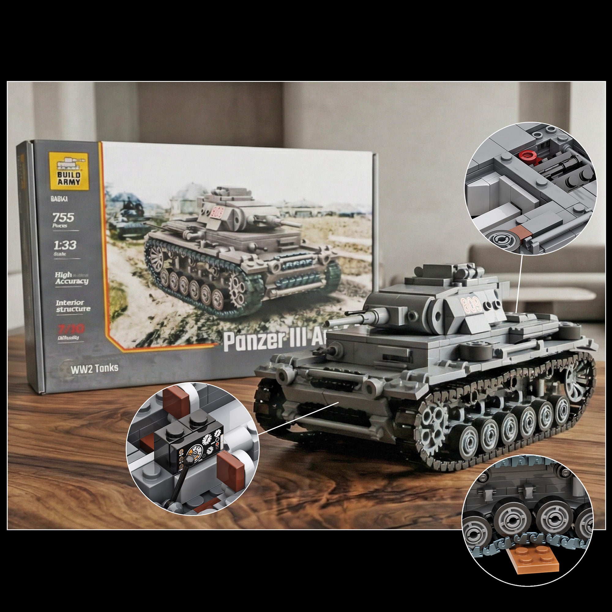 build-army-ba0141-panzer-iii-ausf-j-klemmbaustein-panzer-ww2 image 3