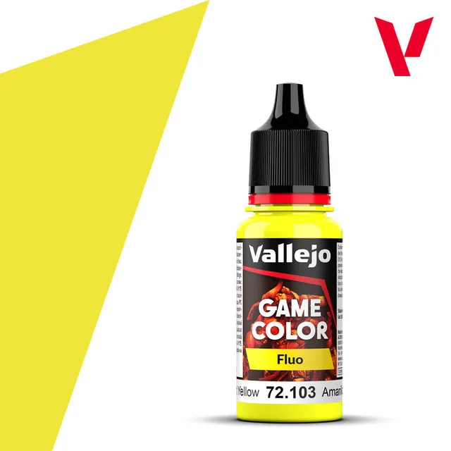 vallejo-game-color-103-fluorescent-yellow-modellbaufarbe-18ml-neon image 1