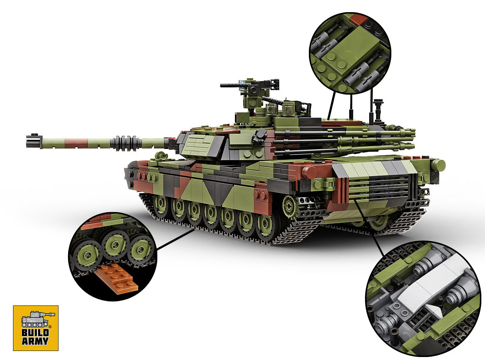 build-army-bam003-abrams-m1a2-panzer-klemmbausteine-1377-teile image 3