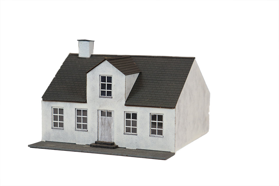 hobbytrade-danske-byhuse-ht-87222-stadthaus-modellhaus-mit-gaube image 2