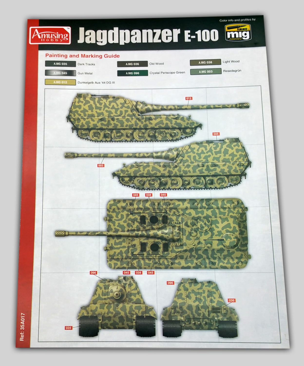 amusing-hobby-jagdpanzer-e-100-ah35a017-bausatz-1-35 image 7