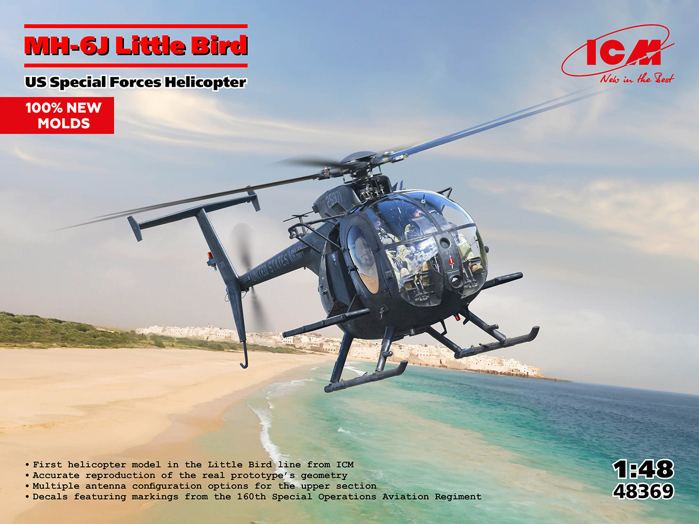 icm-48369-mh-6j-little-bird-hubschrauber-1-48-bausatz image 1