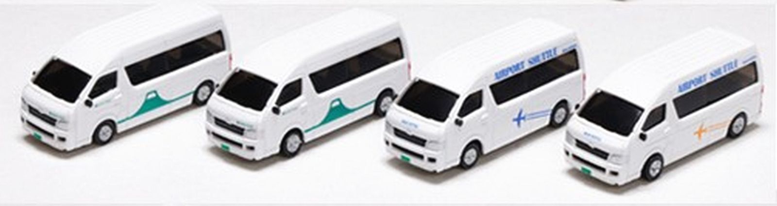 hobbytrain-toyota-hiace-super-long-modellauto-taxi-4er image 1