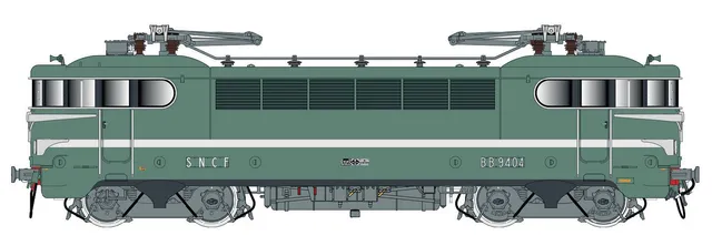 hobbytrain-elektrolok-bb-9404-sncf-ep-iii-ac-sound image 1