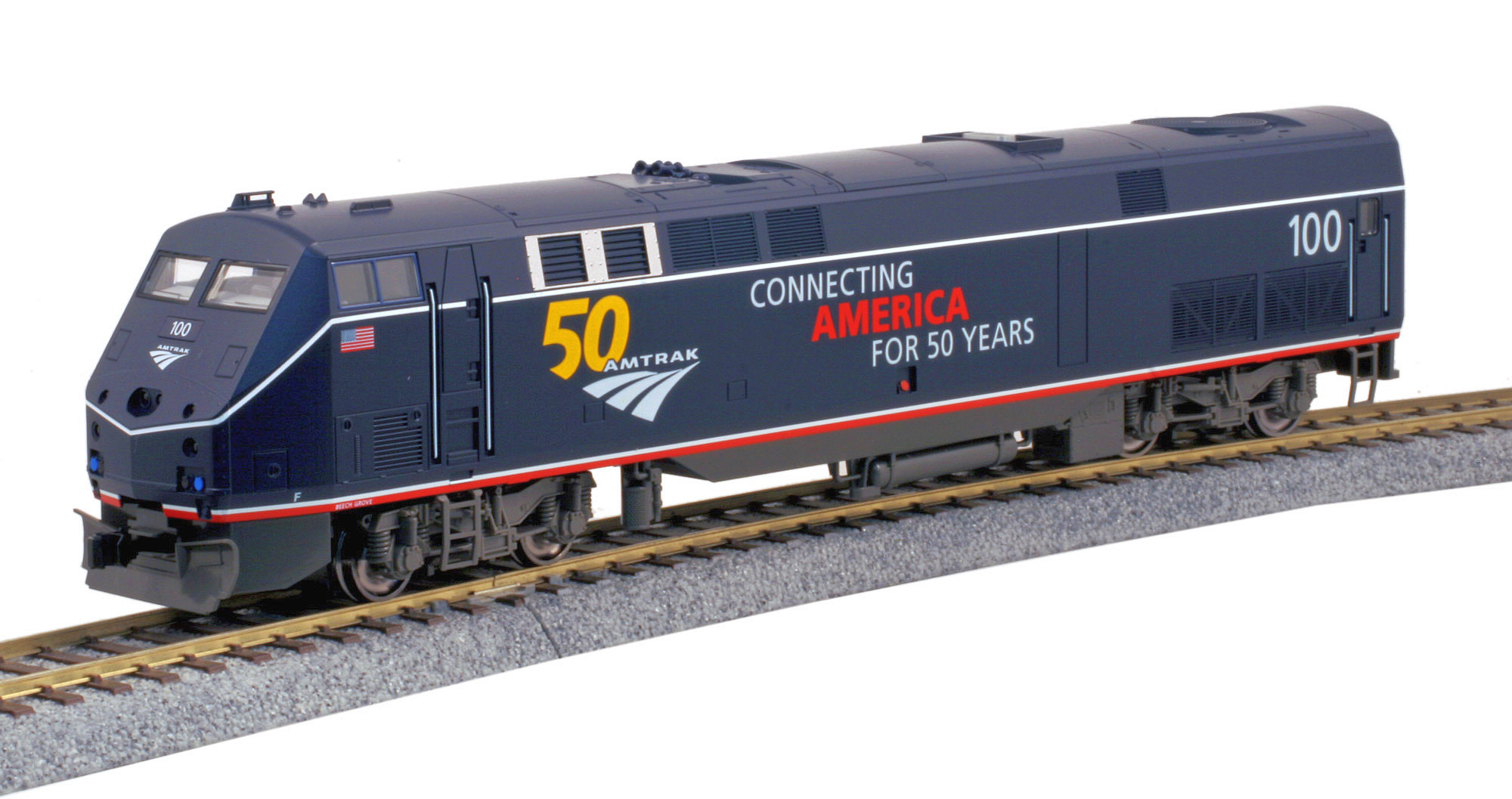 hobbytrain-diesellok-ge-p42-amtrak-100-blau-50th-anniversary image 1