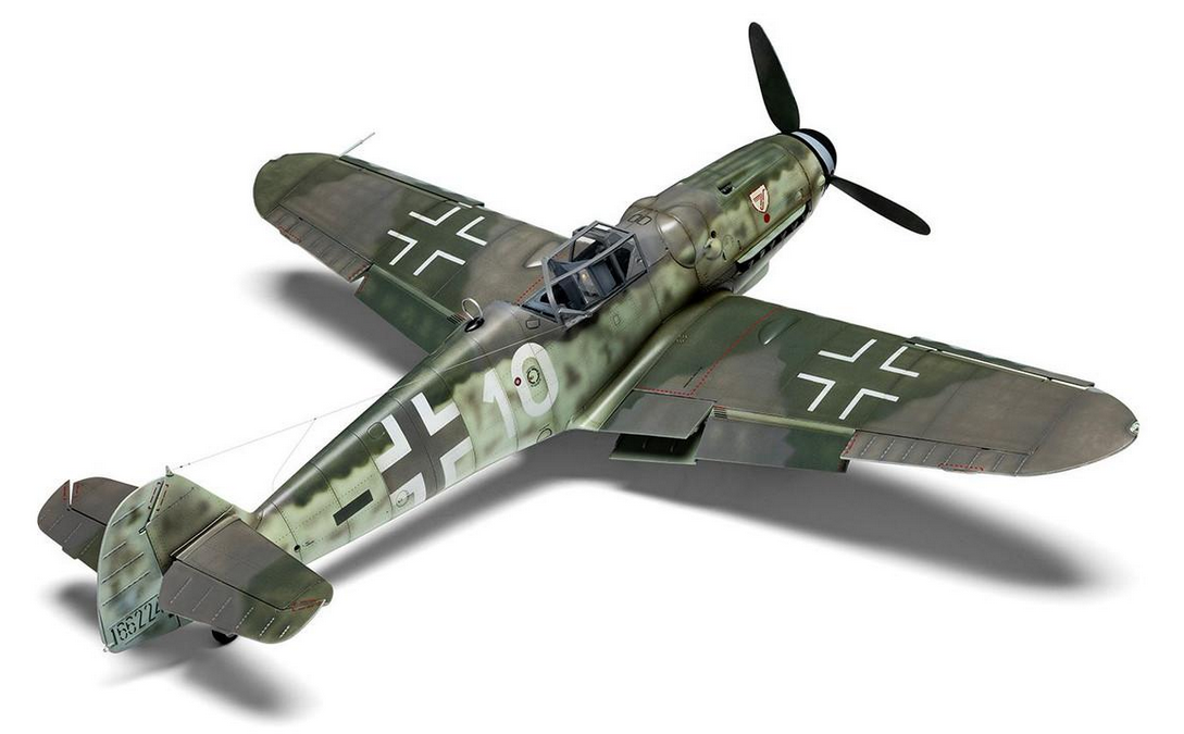 airfix-17003-bf109-g-5-g-6-flugzeug-bausatz-1-24-motor image 4