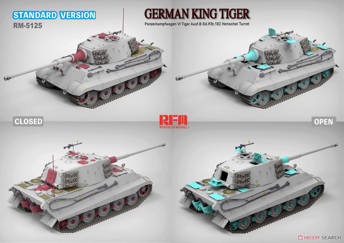 rye-field-model-5125-king-tiger-henschel-1-35-panzer-bausatz-standard image 2